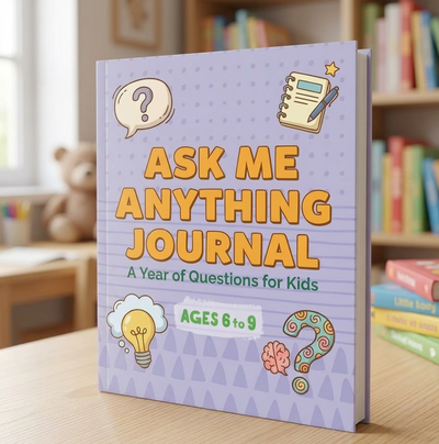 Little Thinkers Co™ — Ask Me Anything Journal for Kids  365 Days of Fun Questions for Ages 6-9