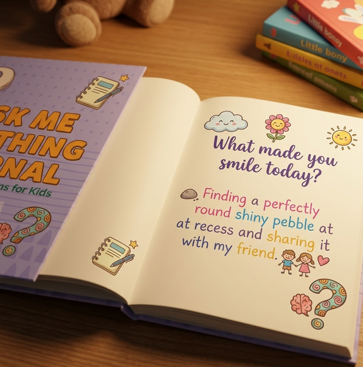 Little Thinkers Co™ — Ask Me Anything Journal for Kids  365 Days of Fun Questions for Ages 6-9